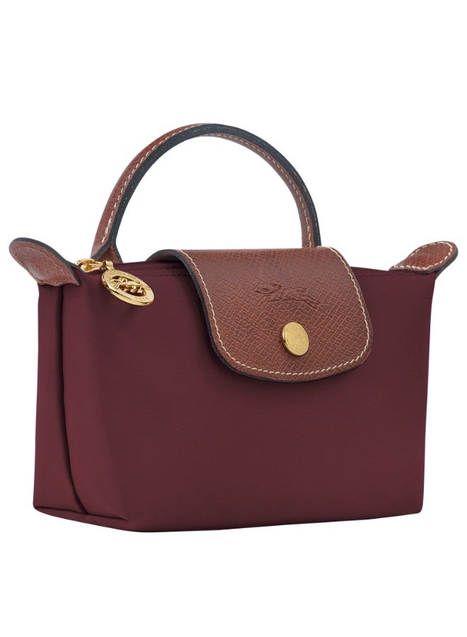 Longchamp Women's Mini handbag,Crossbody Bags,Shoulder Bag Shoulder strap with buckle,Claret Classic Style - Image 4